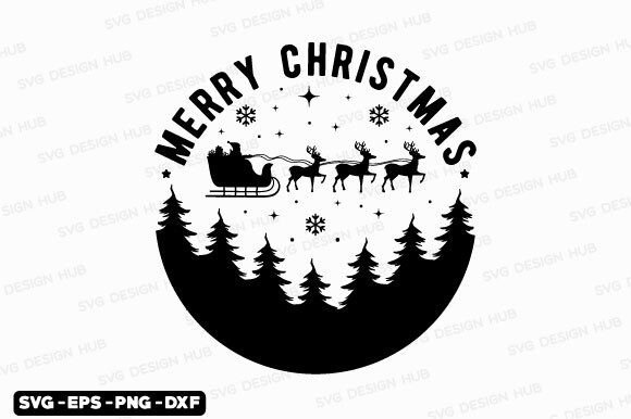 Christmas Svg, Merry Christmas Svg for T-Shirt Designs & Graphics