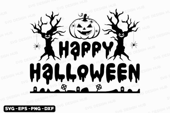 Happy Halloween Svg, Spooky Svg for T-Shirt Designs and Graphics