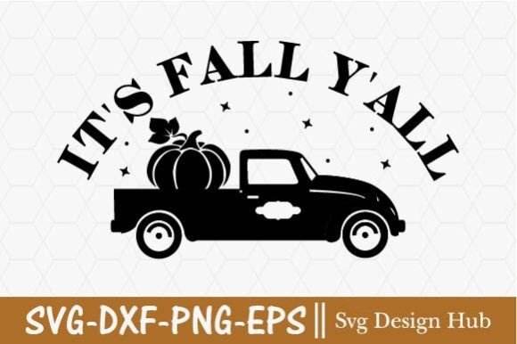 It's Fall Y'all Svg: Perfect for T-Shirt Designs & Graphics