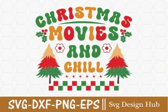 Retro Christmas Svg for T-Shirt Designs and Graphics