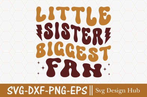 Retro Football Svg, Retro Little Sister