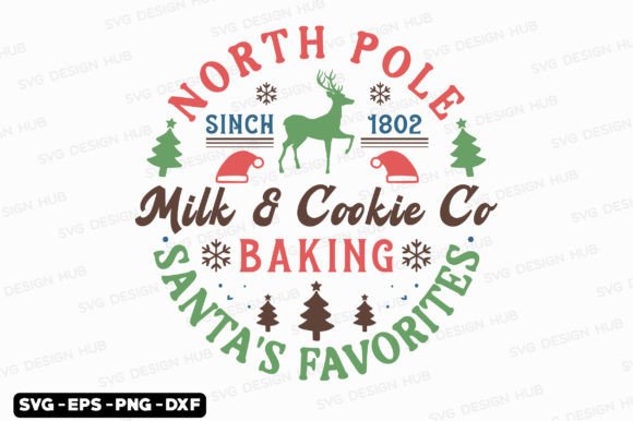 Vintage Christmas Sign SVG for T-Shirt Designs and Graphics