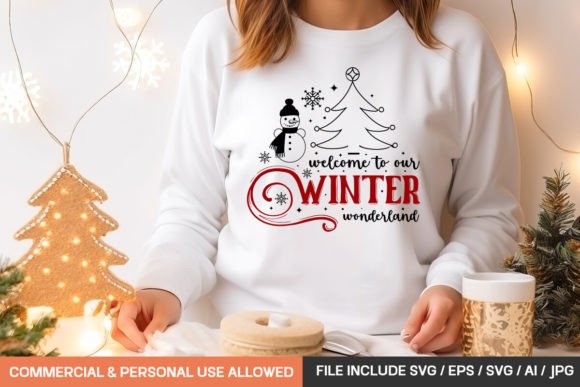 Welcome to Our Winter Wonderland Embroidery